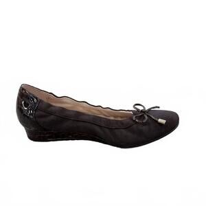 NEW LALISA women's suede flats in suede niger/cocolux